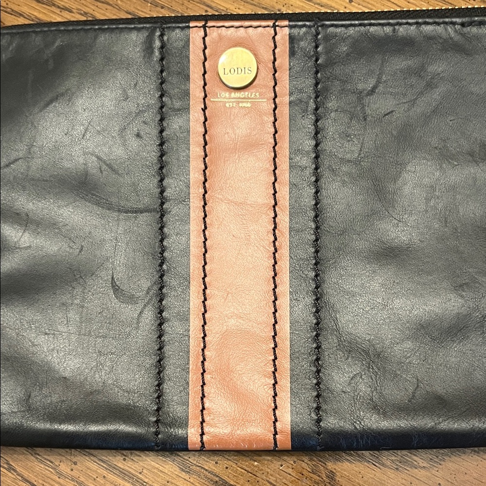 Lodis Black and Brown Wristlet - Picture 4 of 15